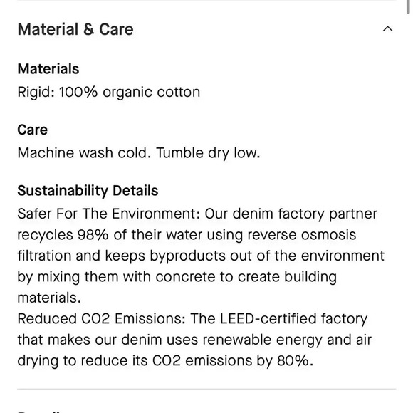 Everlane 90s Cheeky Ankle Jean in Medium Blue Size 30 - Picture 16 of 16